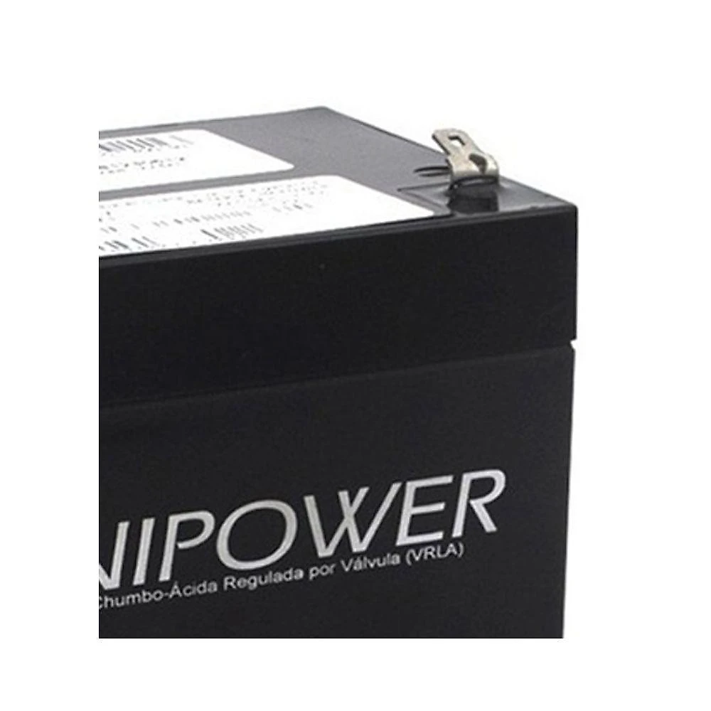 Bateria Não Automotiva 12V 5Ah UP1250 F187 Selada Recarregável Unipower