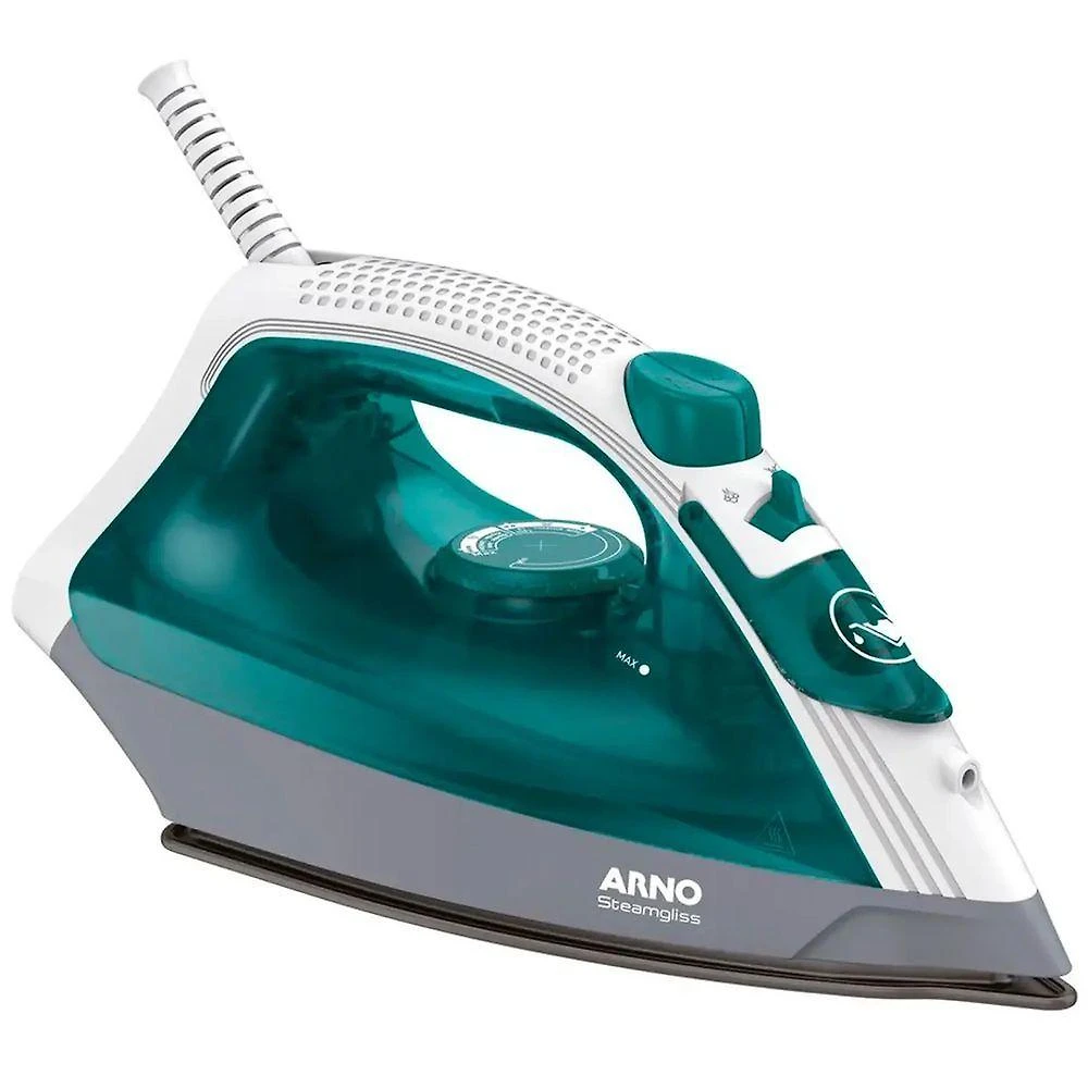 Ferro Vapor Arno Steamgliss Base Antiaderente 1200 - Fsgp Verde 220 V