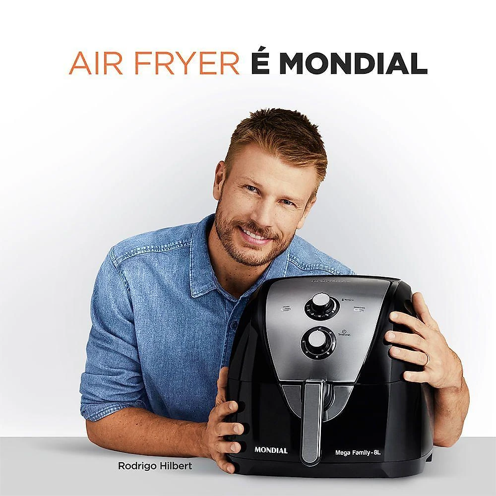 Fritadeira Sem Óleo Air Fryer 8L Afn-80-Bi Mondial Bi 220V 220V