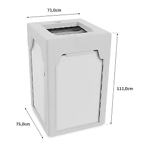 Lavadora de Roupas Brastemp BWF18AB com Ciclo Tira Manchas Advanced e Ciclo Antibolinha Branca - 18Kg 110V