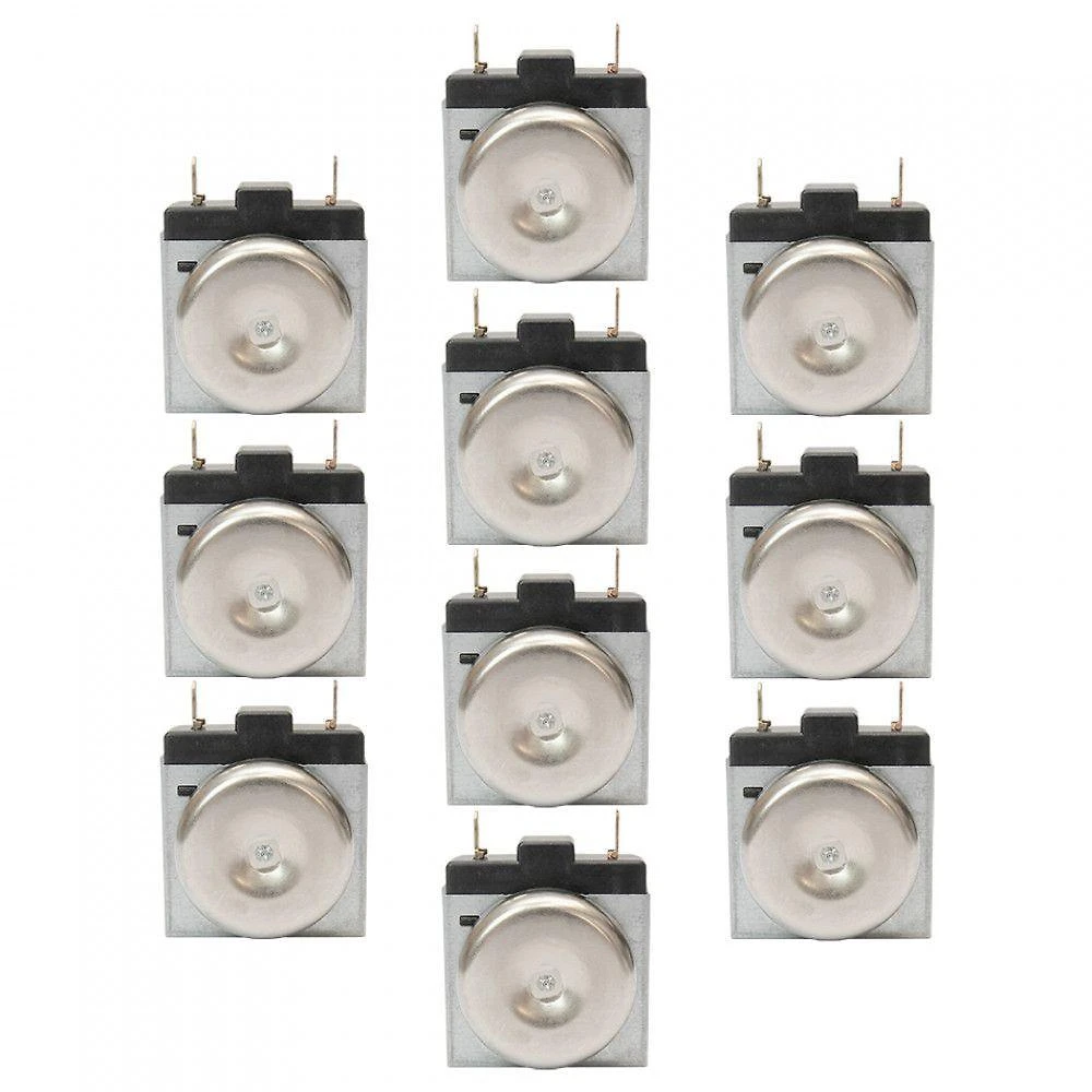 Kit Timer Mecânico Haste Curta Forno Elétrico - 10 Peças Metálico Bivolt