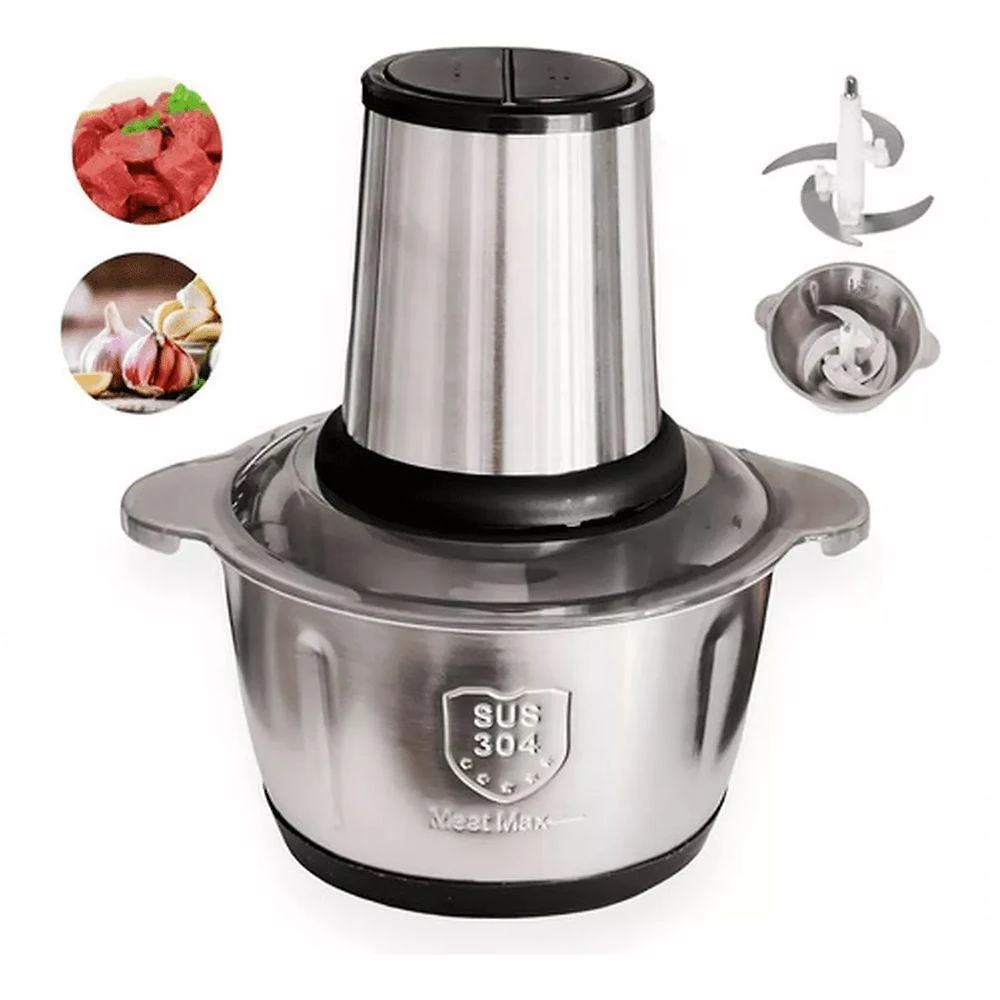 Processador Alimentos Elétrico Inox Legumes Carne 2 Litros 110V