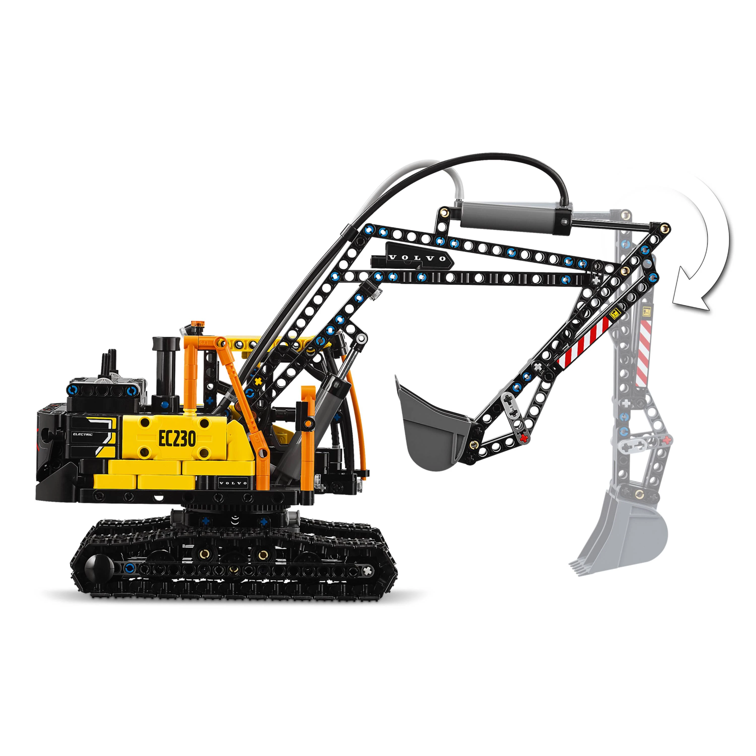 LEGO Technic - Caminhão Volvo FMX e escavadeira elétrica EC230