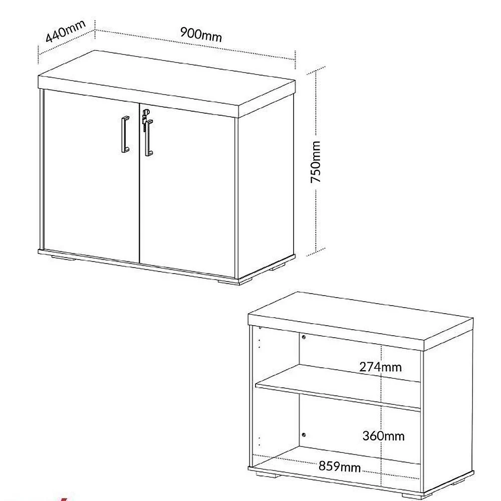 Kit 3 Peças com Mesa para Escritório Diretor em L, Armário Multiuso Baixo e Gaveteiro 3 Gavetas Conjunto para Escritório Executivo 3 peças Estação Diretoria Balcão 2 portas e Gaveteiro 3 Gavetas Charuto/Preto