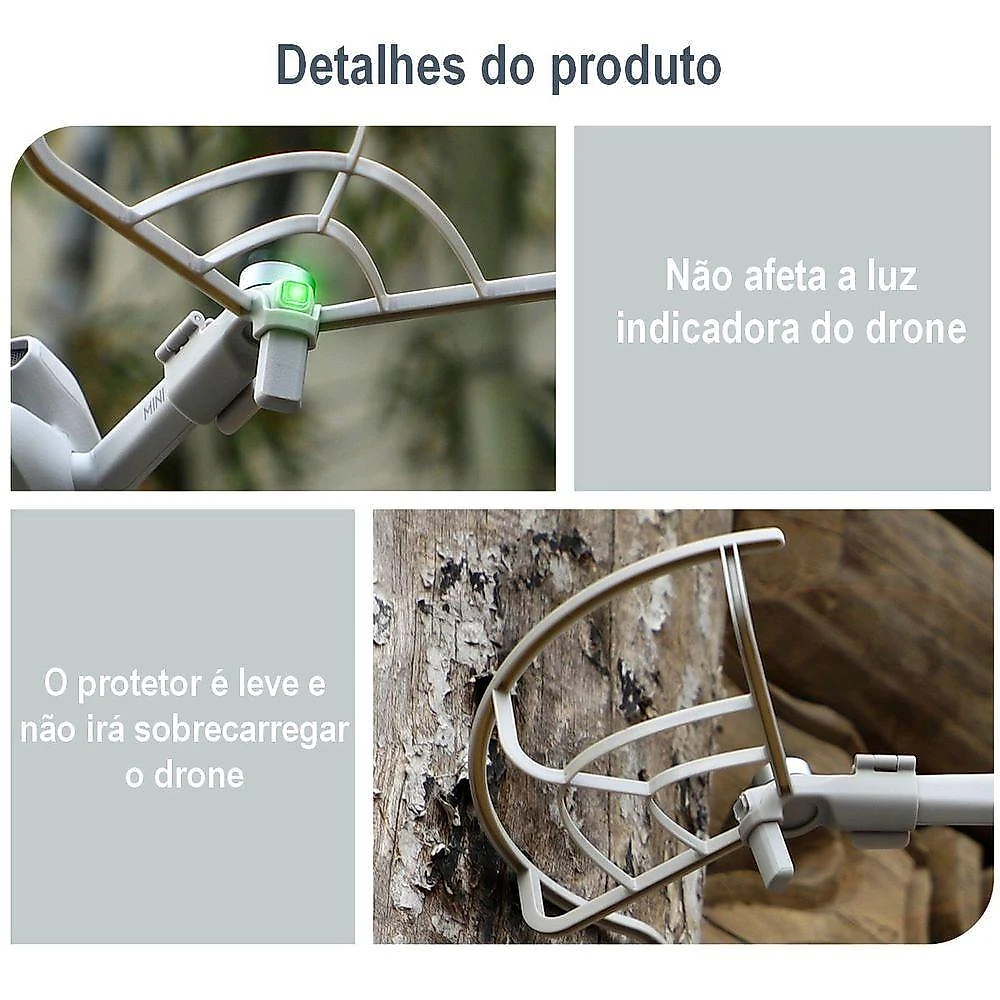 Protetores De Hélices Anti-colisão Para Drone Dji Mini 3