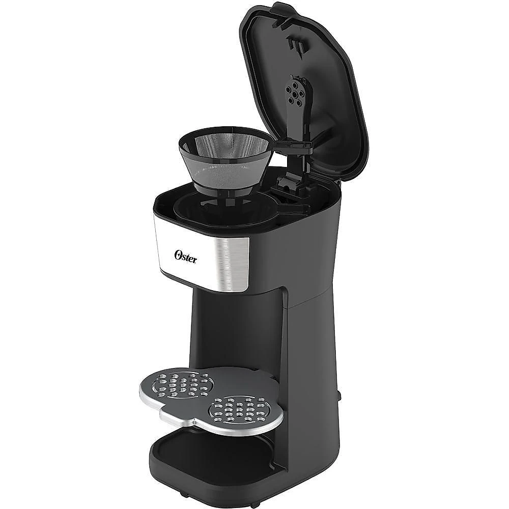 Cafeteira elétrica oster ocaf200-127 inox com copo térmico 400ml filtro permanente 110v
