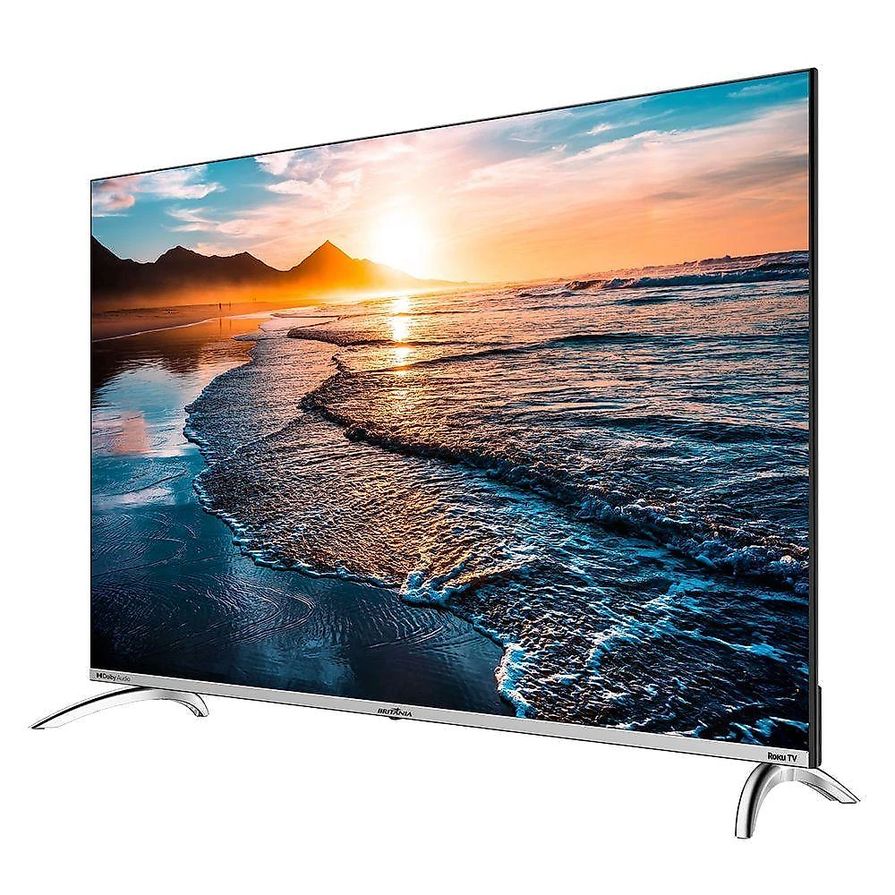 Smart TV Britânia BTV50G7PR2CSBL 50 Polegadas 4K Ultra HD LED Preto Dolby Audio Bivolt