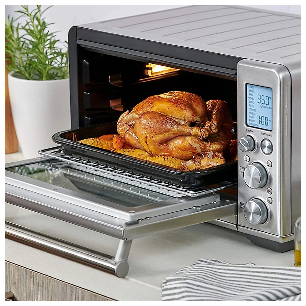 Torradeira Breville Smart Oven Air Fryer, aço inoxidável escovado, BOV860BSS