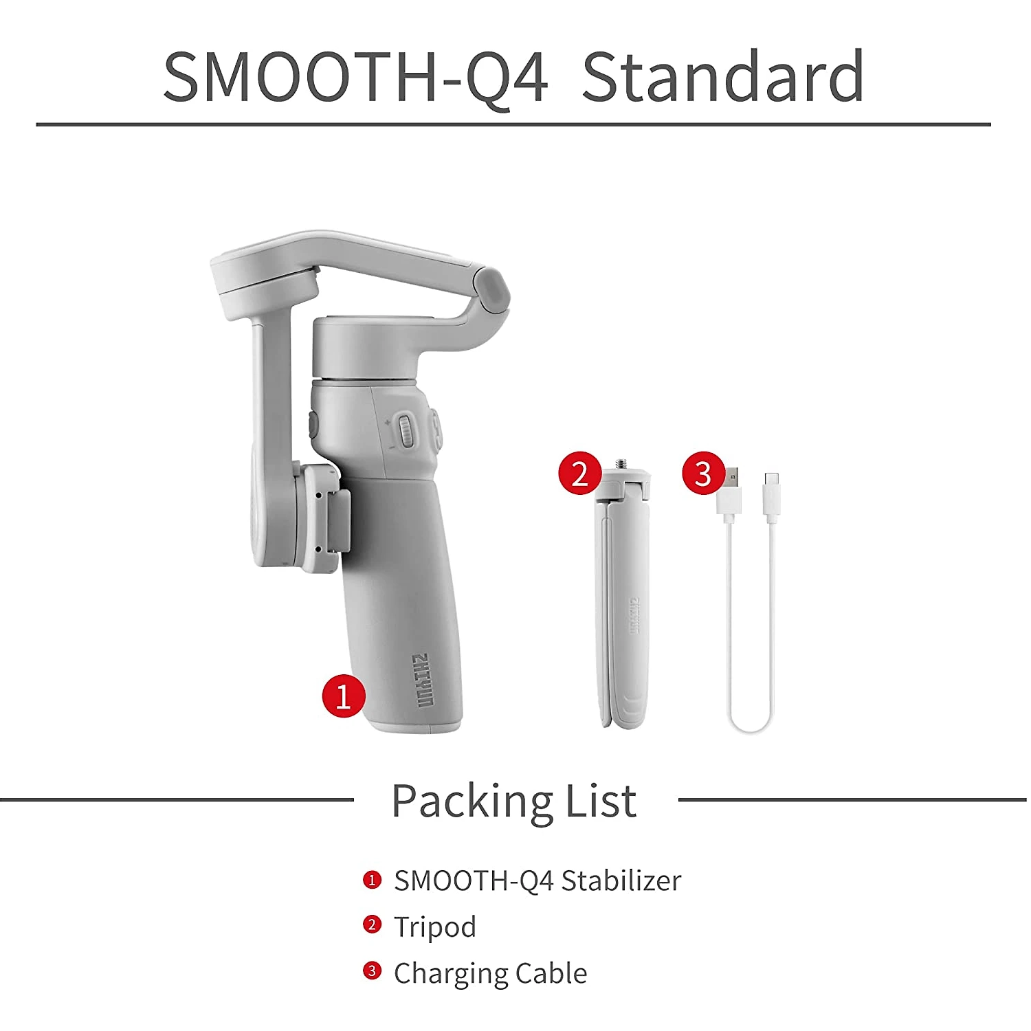 Estabilizador Zhiyun Smooth-Q4 Gimbal para SmartPhones de 3 Eixos