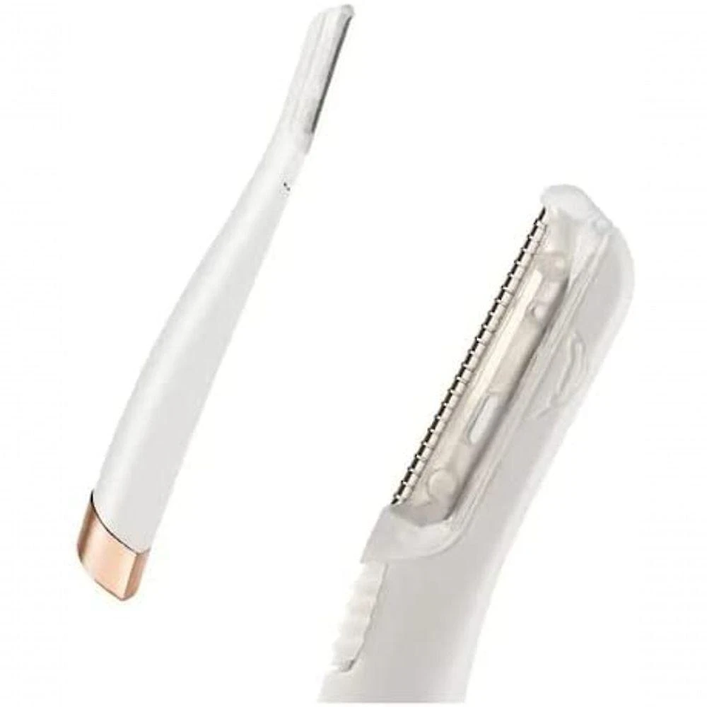 Removedor Depilador Pelos Faciais Esfoliante Led Branco Navalha