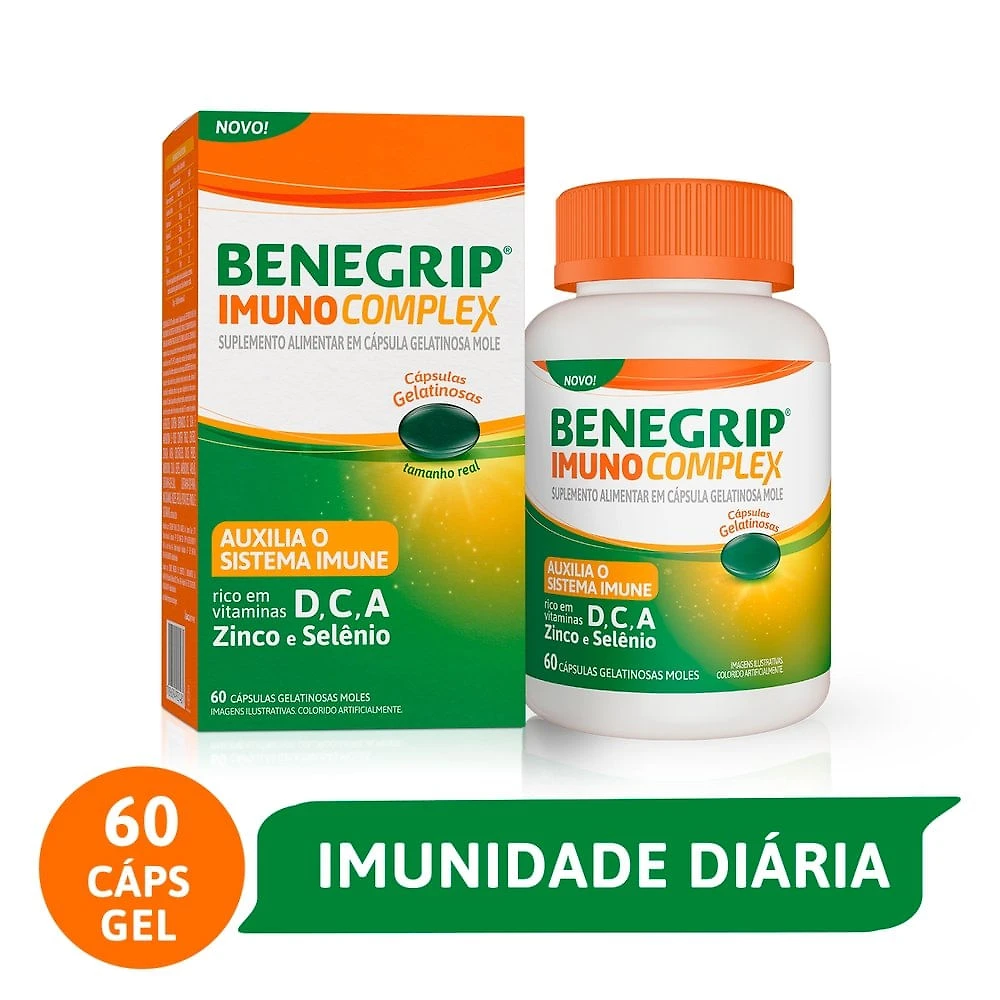 Benegrip Imuno Complex 60 Capsulas