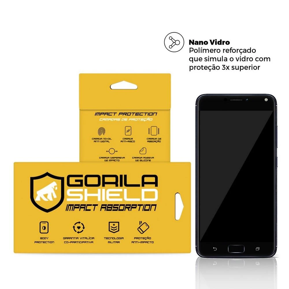 Película de Nano Vidro para Asus Zenfone 4 Max - Gorila Shield