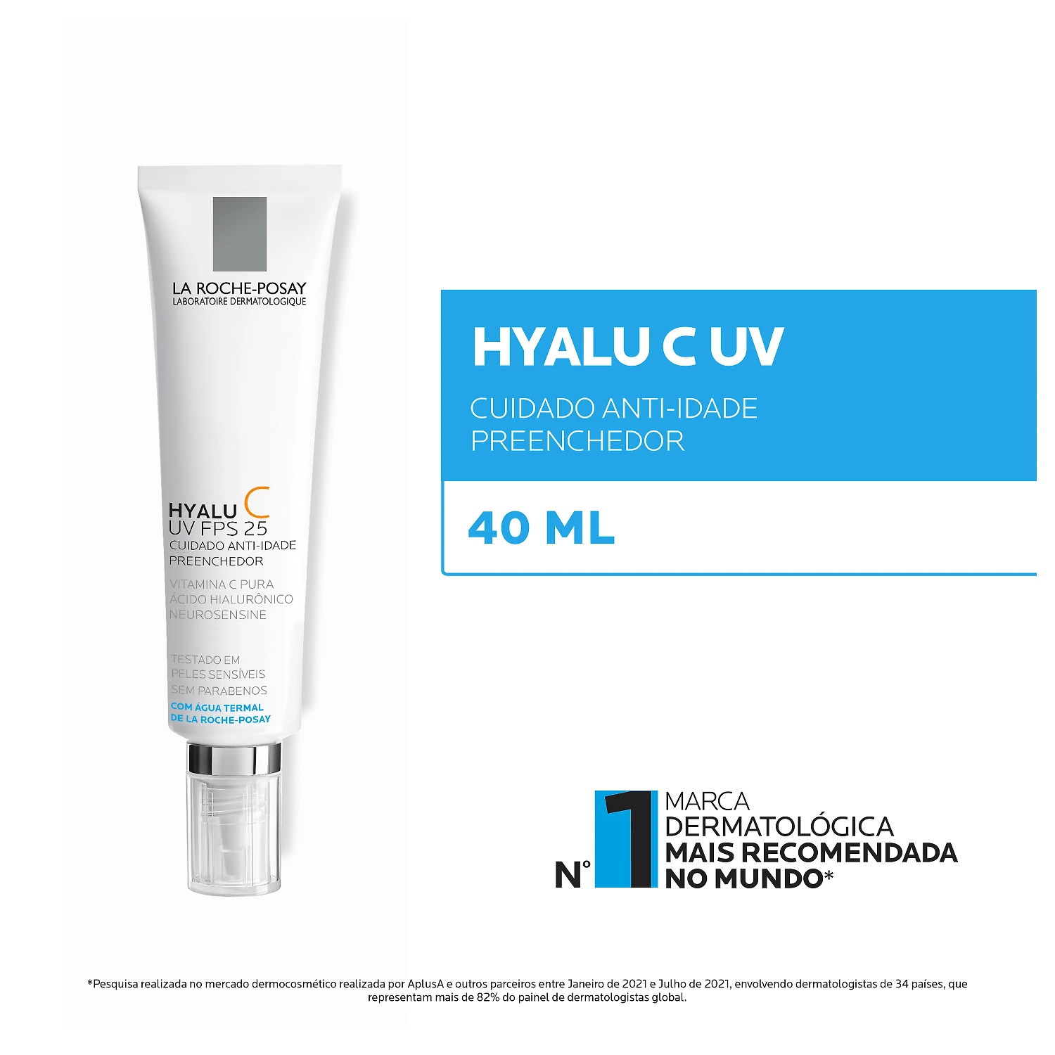 La Roche-Posay Redermic Hyalu C UV FPS 25 - Anti-Idade 40ml