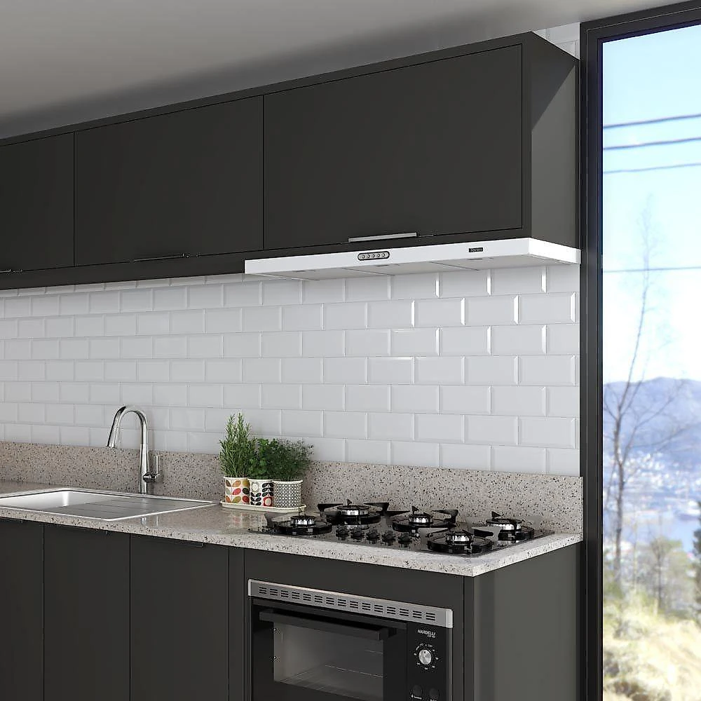 Depurador Terim Compact New Embutir Branco 90 cm Branco 220V