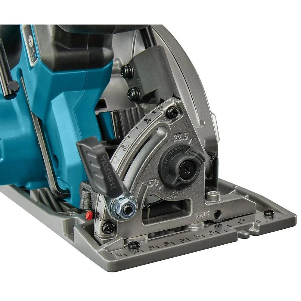 Serra circular sem fio 165 mm 40v max resistência Água poeira com disco aws hs012gz makita