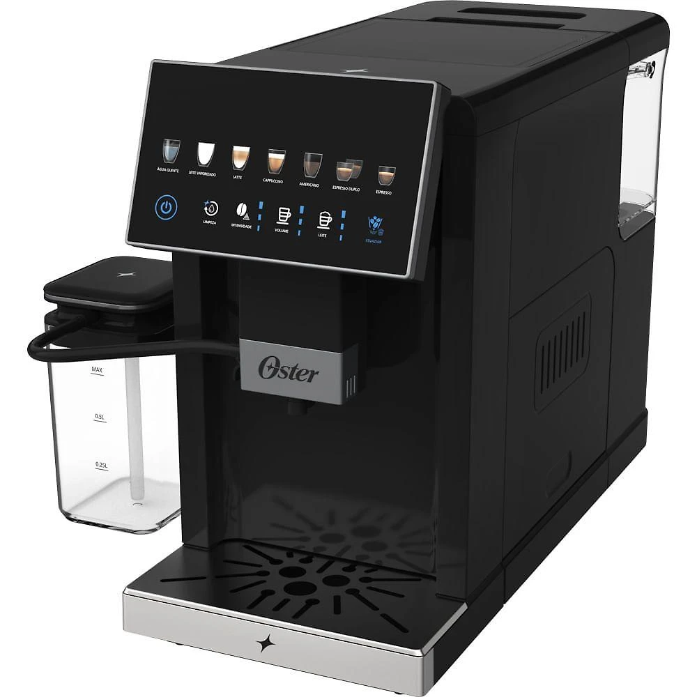 Cafeteira Espresso Superautomática Oster OCAF970 Moedor Cônico 20 Bar Inox 220V