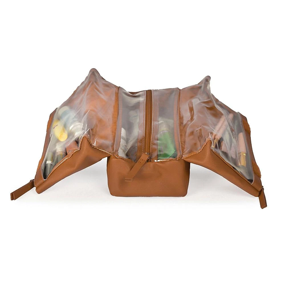 Nécessaire de Viagem Feminina Grande Recortes Floater Caramelo Caramelo - G - bagaggio-7146518000040