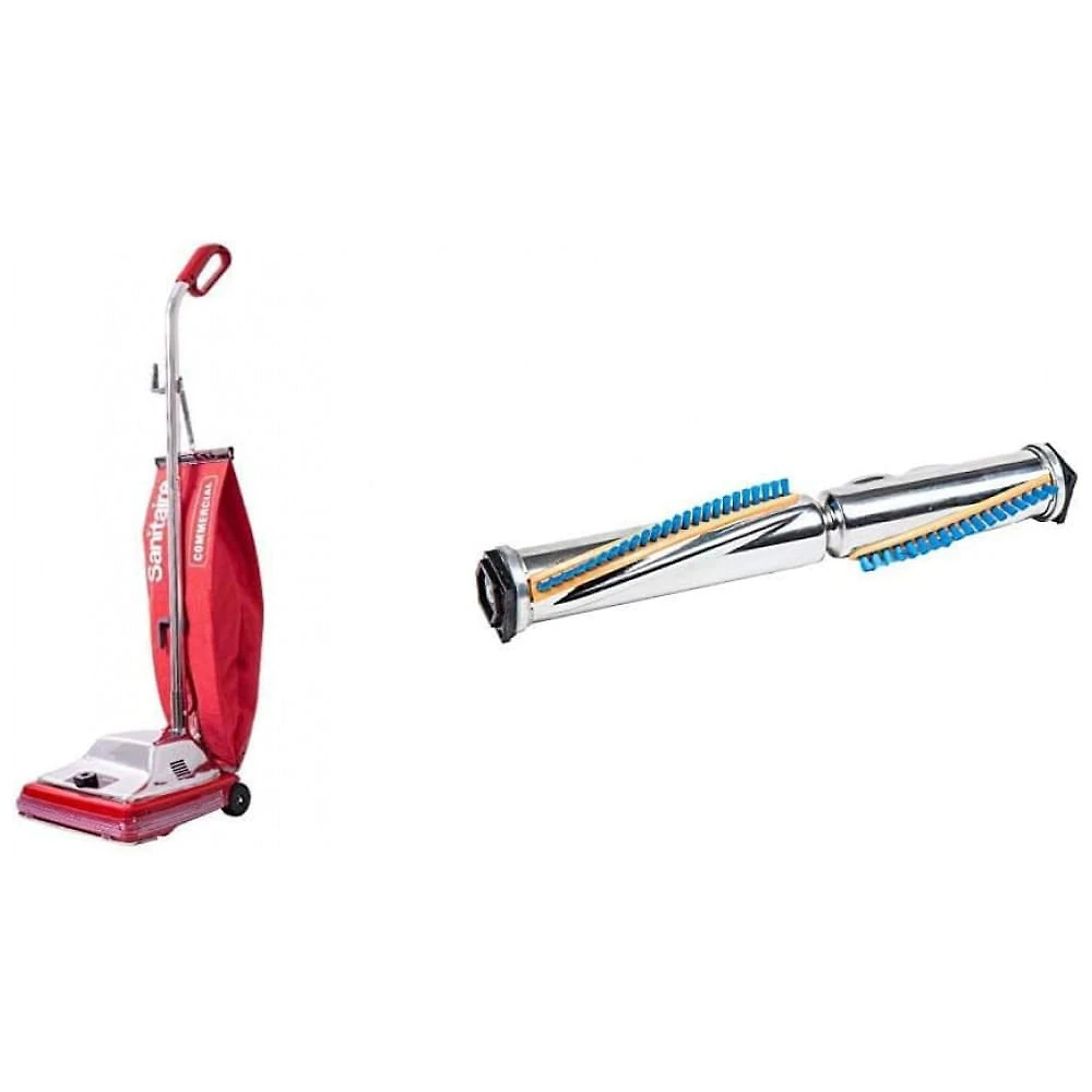 Aspirador de Pó Profissional com Rolo Escova de Metal 110V Sanitaire SC886G, Vermelho