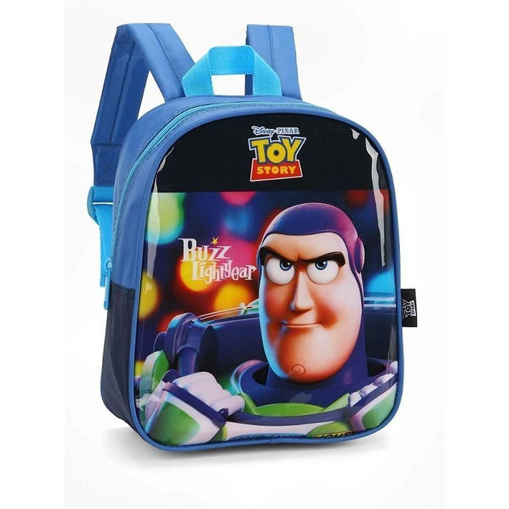 Mochila Infantil Toy Story Petit P Estampa Azul Claro Luxcel