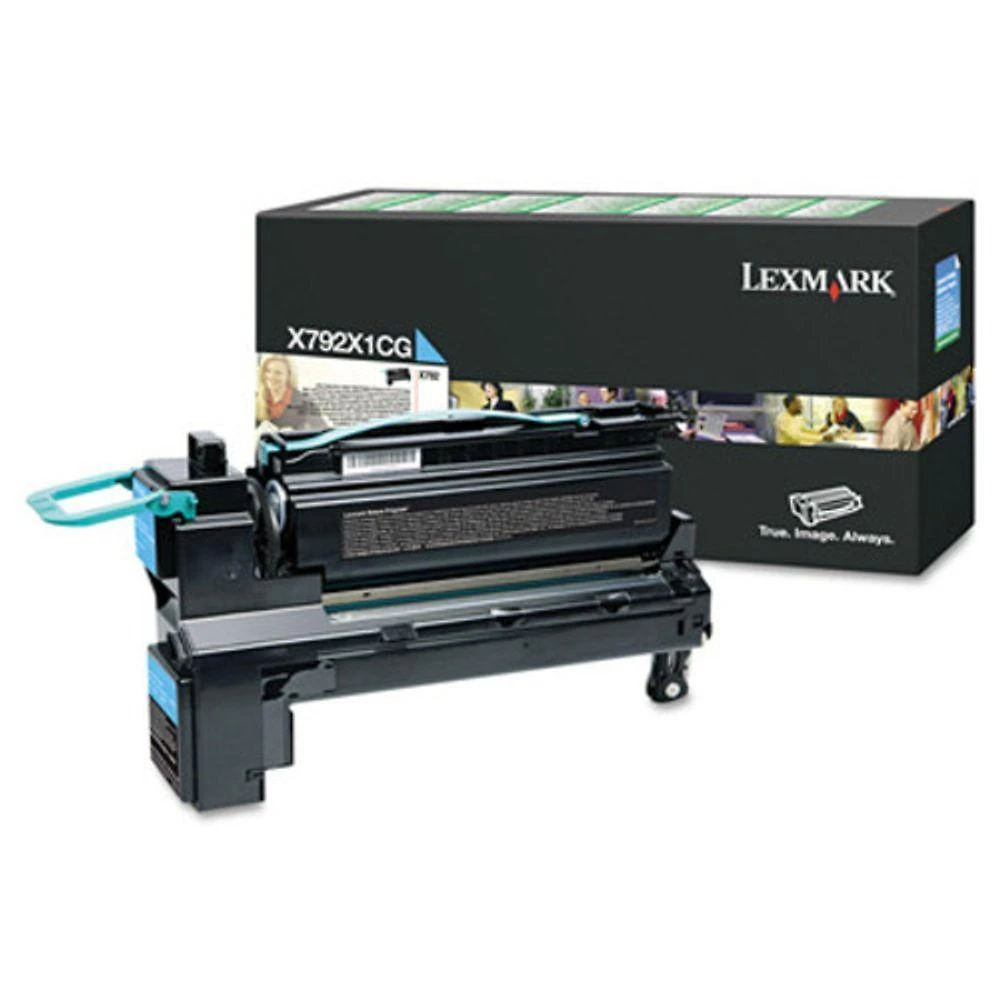 Toner Lexmark X792X1CG Ciano Original Rendimento 20000 Páginas