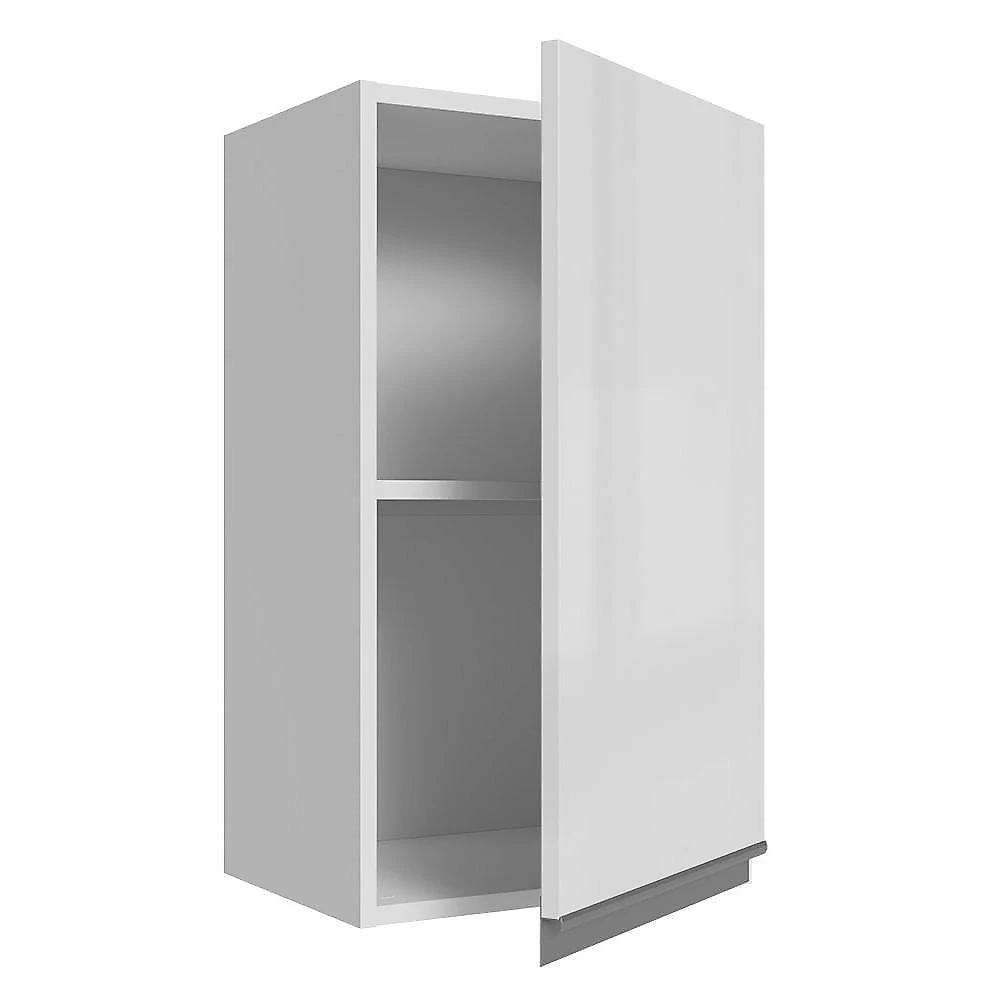 Armário Aéreo 100% Mdf 35 Cm 1 Porta Branco Brilho Acordes Madesa Branco