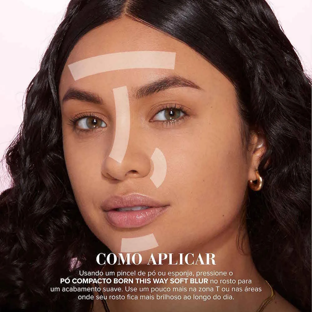 Miniatura Pó Compacto Too Faced Born This Way - Soft Blur Deep