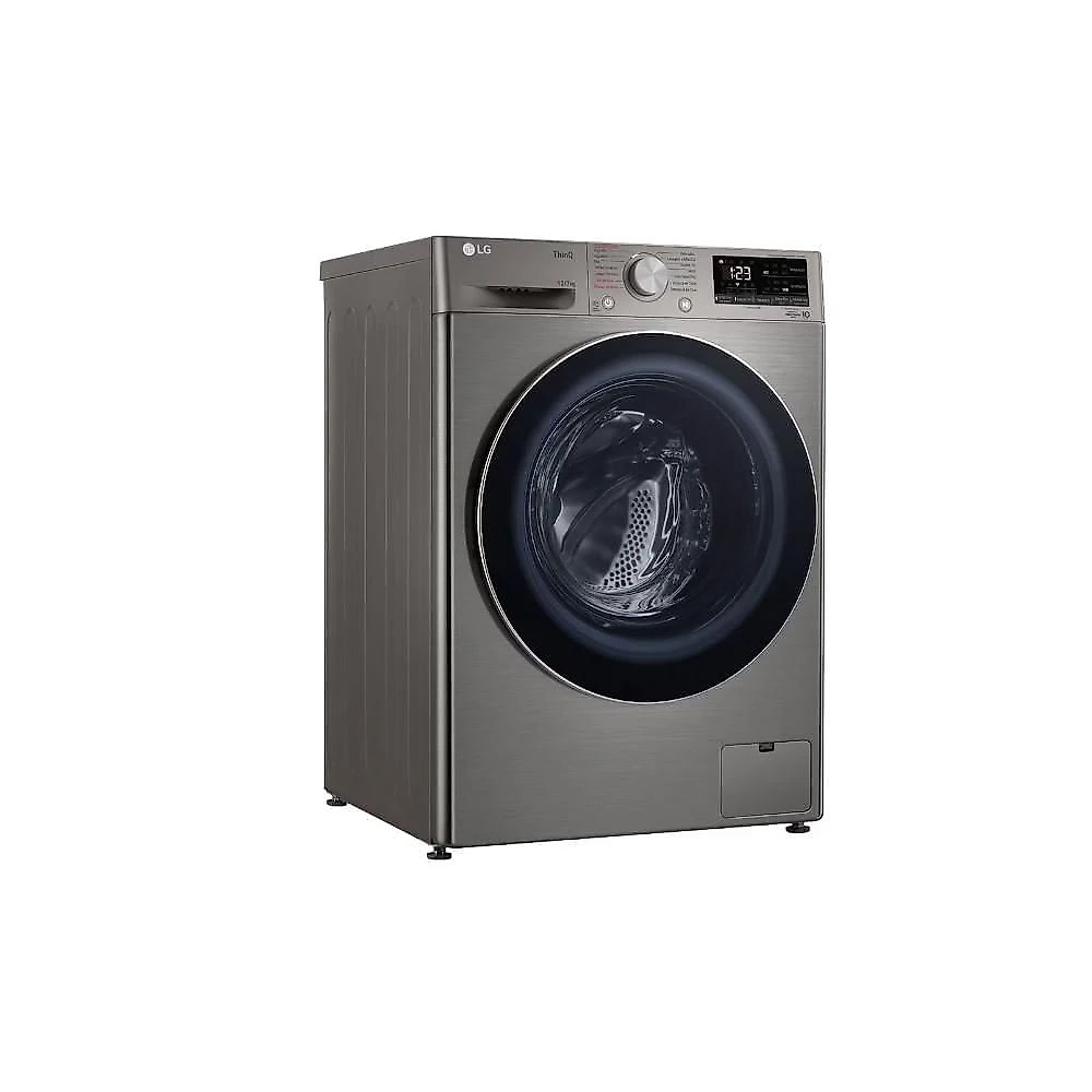 Lava e Seca LG VC4 Smart com Inteligência Artificial 12kg Inox Look CV5012PC4 127V