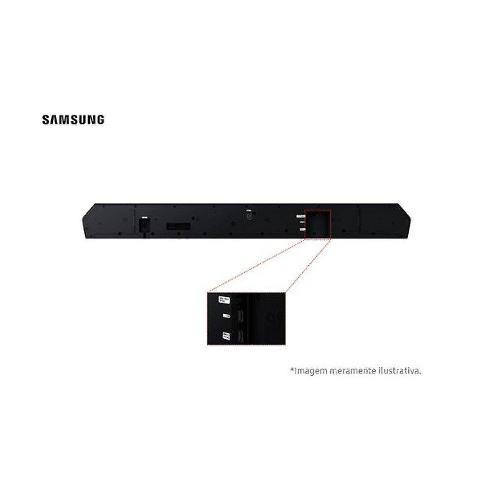 Soundbar Samsung Série Q HW-Q800H, Bluetooth, 360W, com Subwoofer Sem Fio, 5.1.2 Canais, Dolby Atmos, Preto - HWQ800HZD