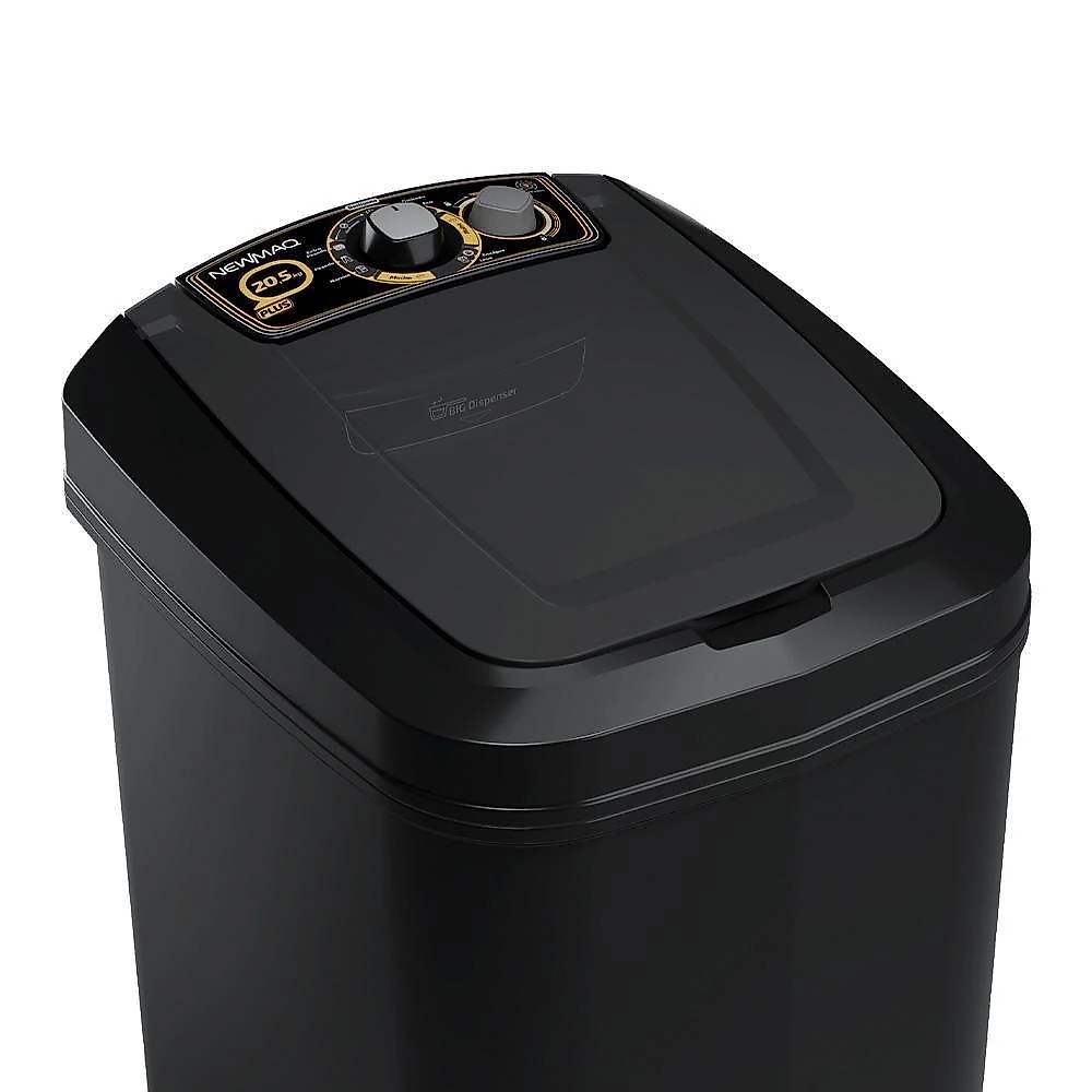 Tanquinho Newmaq New Plus 20,5kg Semiautomático Preto