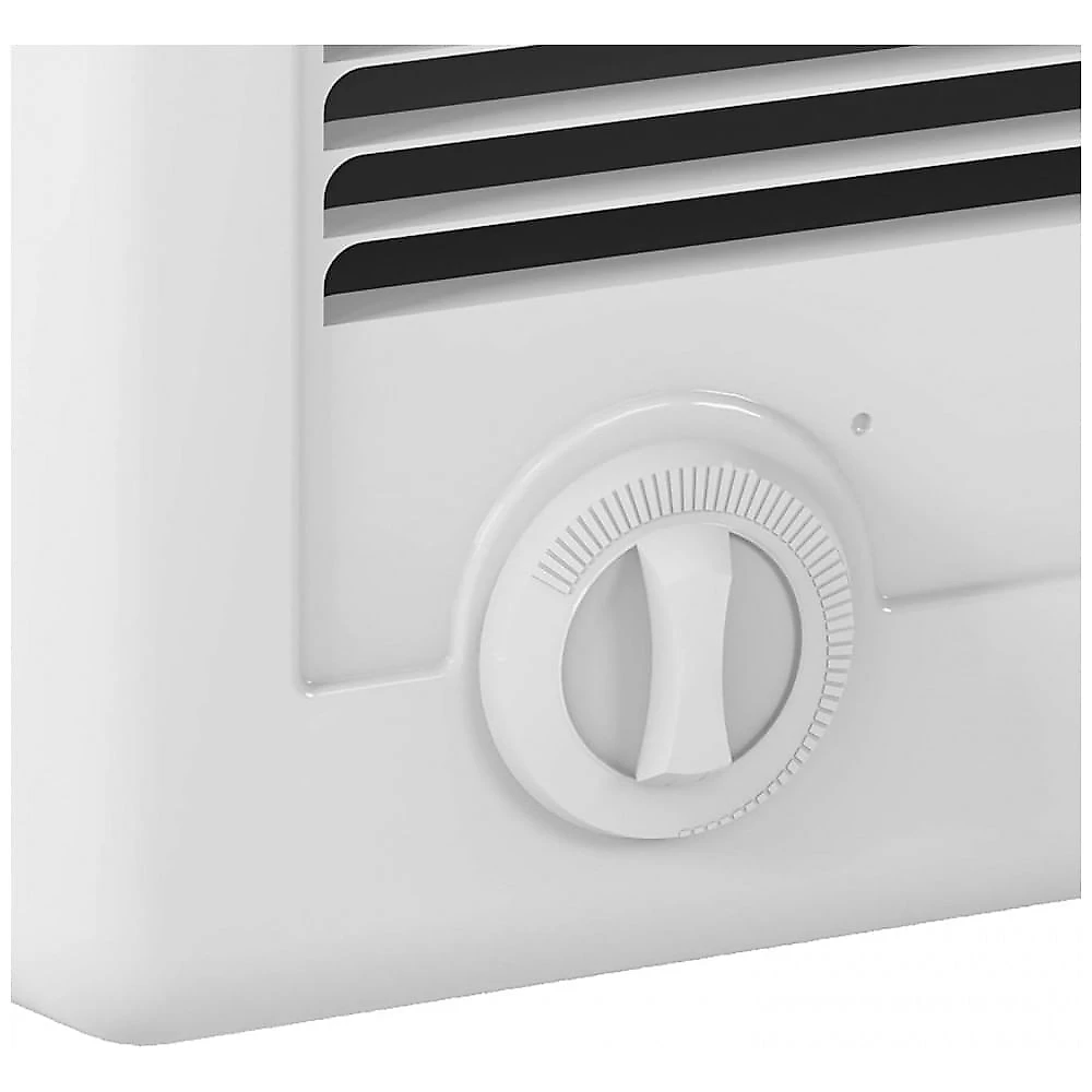 Aquecedor de Parede Cadet Com-Pak CSC102TW Branco Completo 1000W 3415 BTU Termostato Ventilador Centrifugo 240V