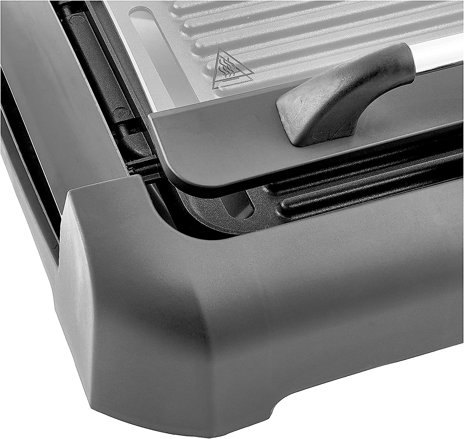 MegaChefChurrasqueira Elétrica Antiaderente Portátil Serve a té 2 Pessoas 110V1500W Preta