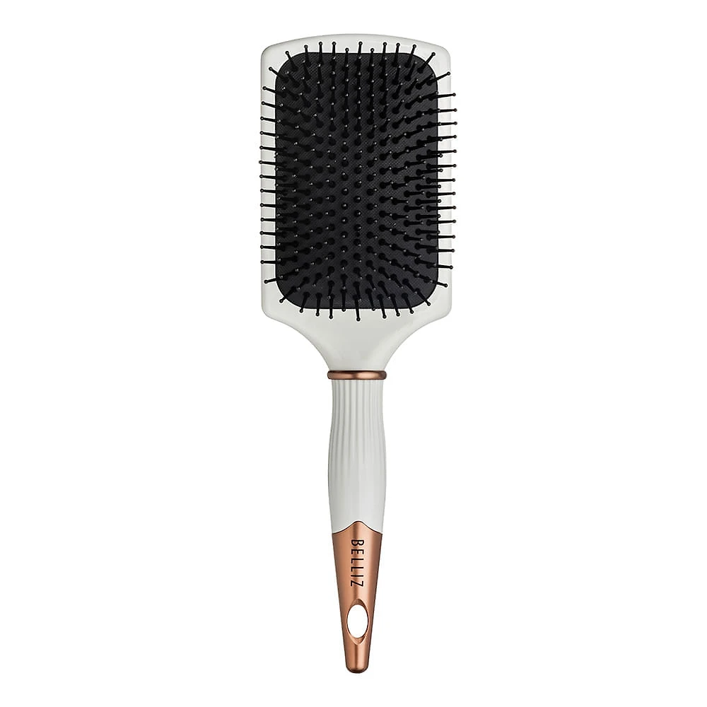 Escova de Cabelos Belliz - Golden White Raquete