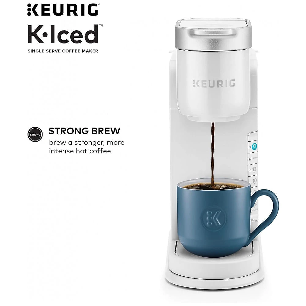 Cafeteira Programável Quente ou Gelado com Desligamento Automático, 110V Keurig K, Branca