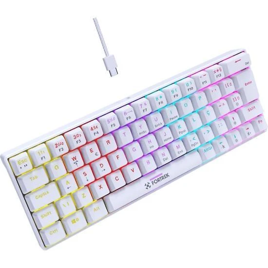 Miniatura Teclado Gamer Mecânico Fortrek Gravity 65 Compact Switch