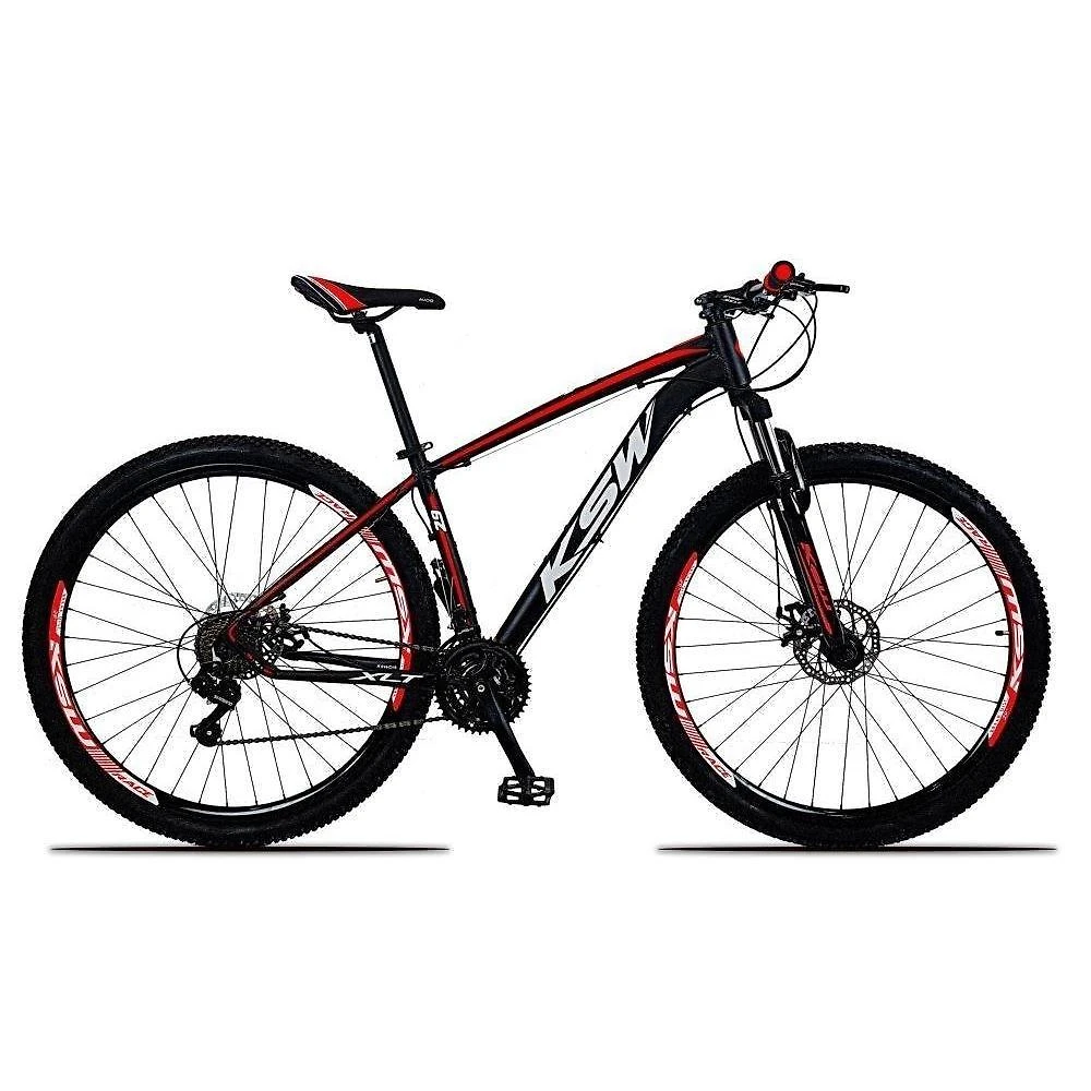 Bicicleta Aro 29 Ksw 21 Marchas Freio Hidraulico Trava e K7