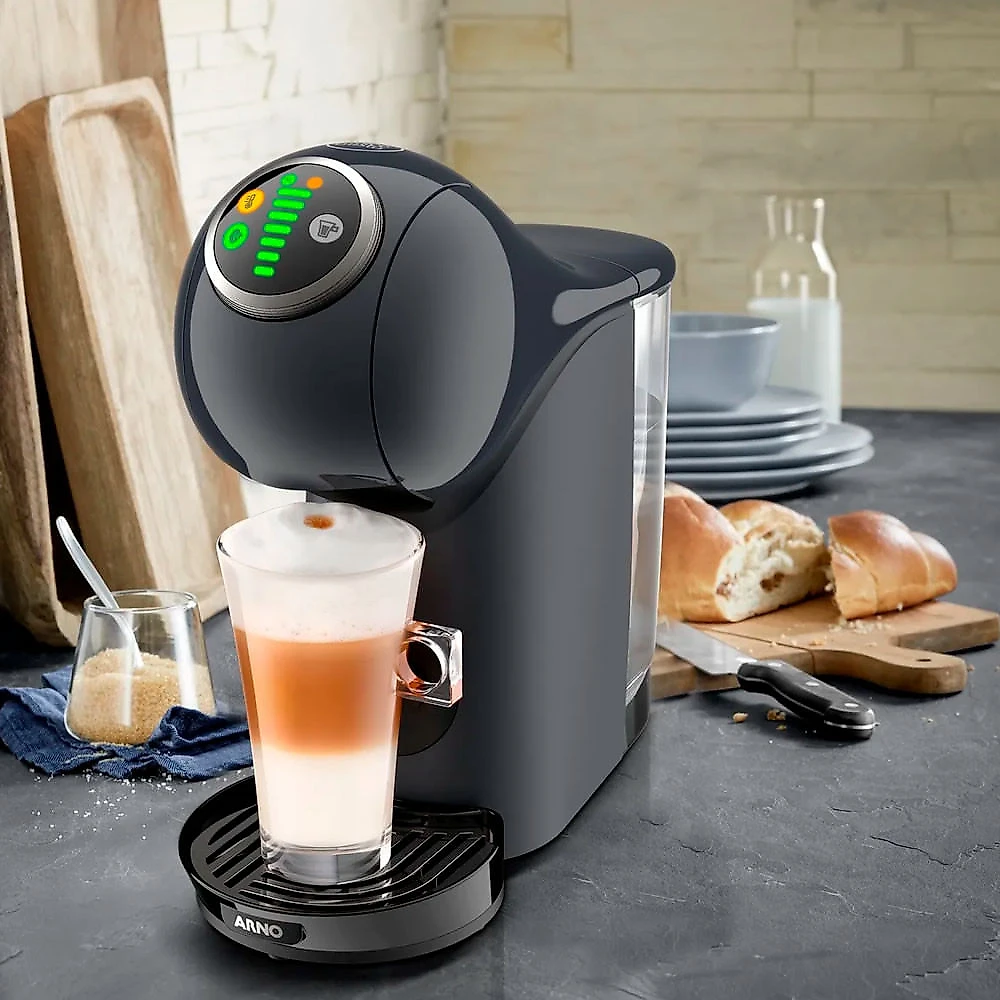 Cafeteira Expresso Nescafé Dolce Gusto Arno Genio S Plus Cinza - 110V