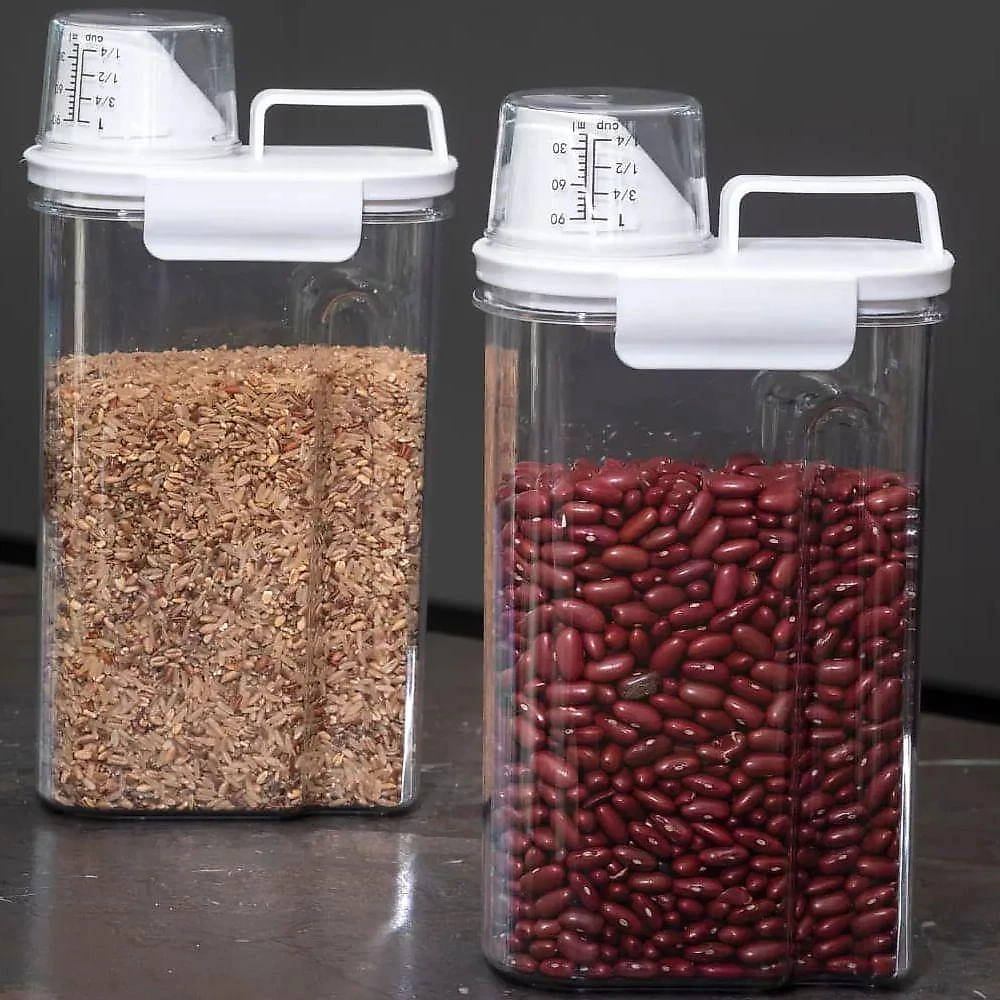 Dispenser com Medidor New Retro Cristal 1,5L PET Transparente Coza