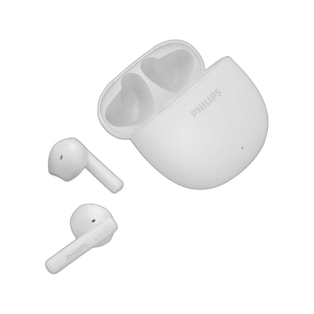 Fone de Ouvido Philips TAT1139WT com Bluetooth 5.2 Até 10H de Bateria Cor Branca