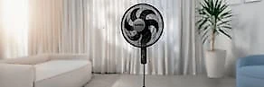 Ventilador de Coluna Arno Essential 40cm 6 Pás 140W Alta Vazão de Ar Ajuste de Altura 110V