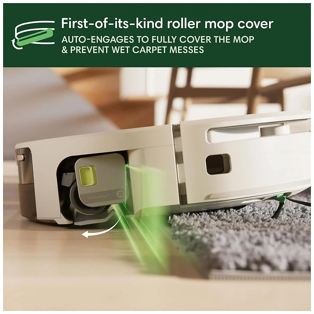 Robô Aspirador e Esfregão iRobot Roomba Max 705 com Dock AutoWash Branco LiDAR 120V
