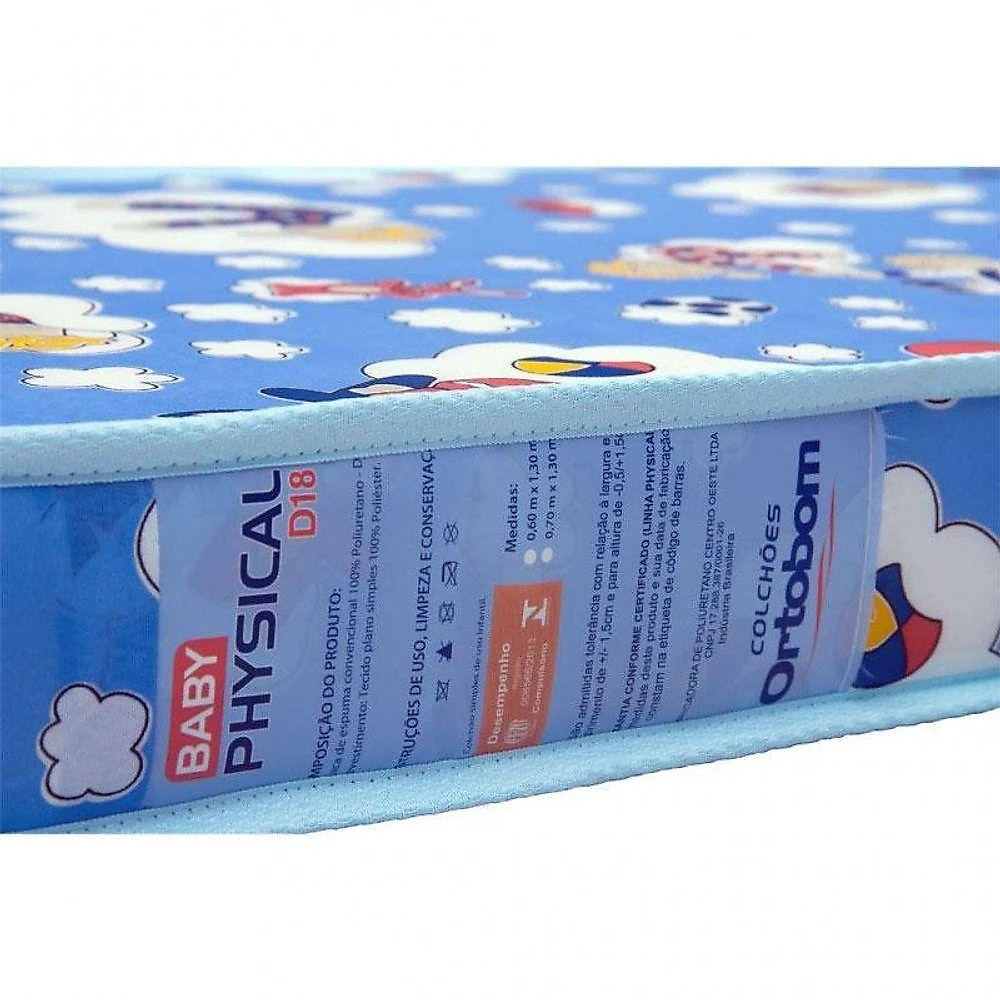 Quarto Infantil 4 Portas Americano Com Berço Tutto New Branco Fosco E Colchão Ortobom - Matic