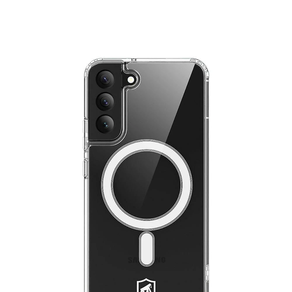 Kit Magsafe - Capa Case Capinha E Carteira Com Kickstand Para Samsung Galaxy S22 - Gshield
