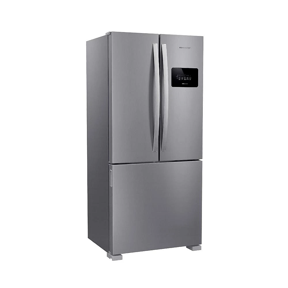 Geladeira brastemp bro85mk 559l frost free french door portas inox 220