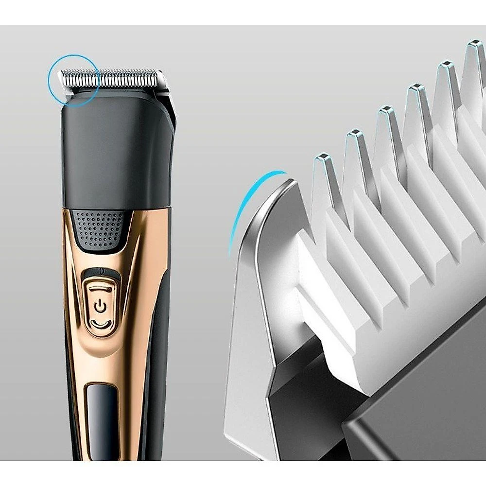Barbeador Elétrico Aparador OEM 3 em 1 Corpo Barba Bigode Lâmina Aço Inoxidável Recarregável Bivolt
