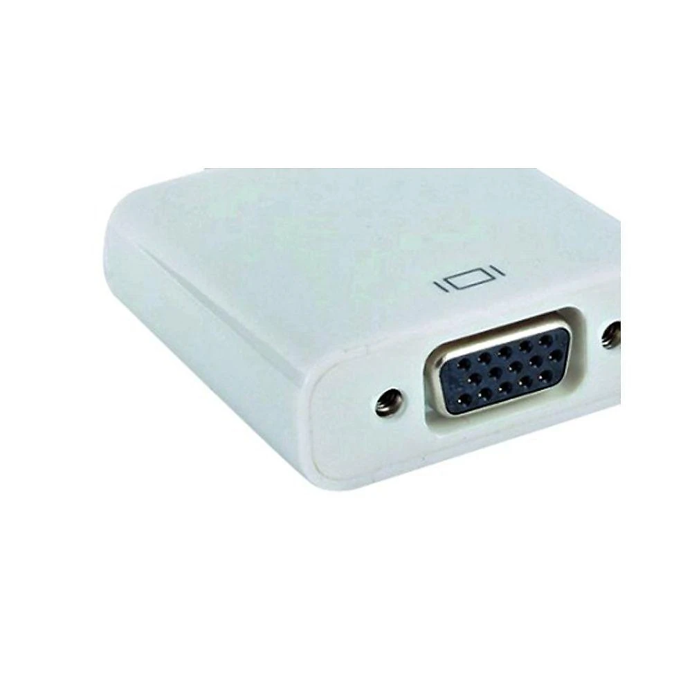 Cabo Adaptador USB-C Macho X VGA Fêmea Plug And Play Transmissão Estável Preto NWT