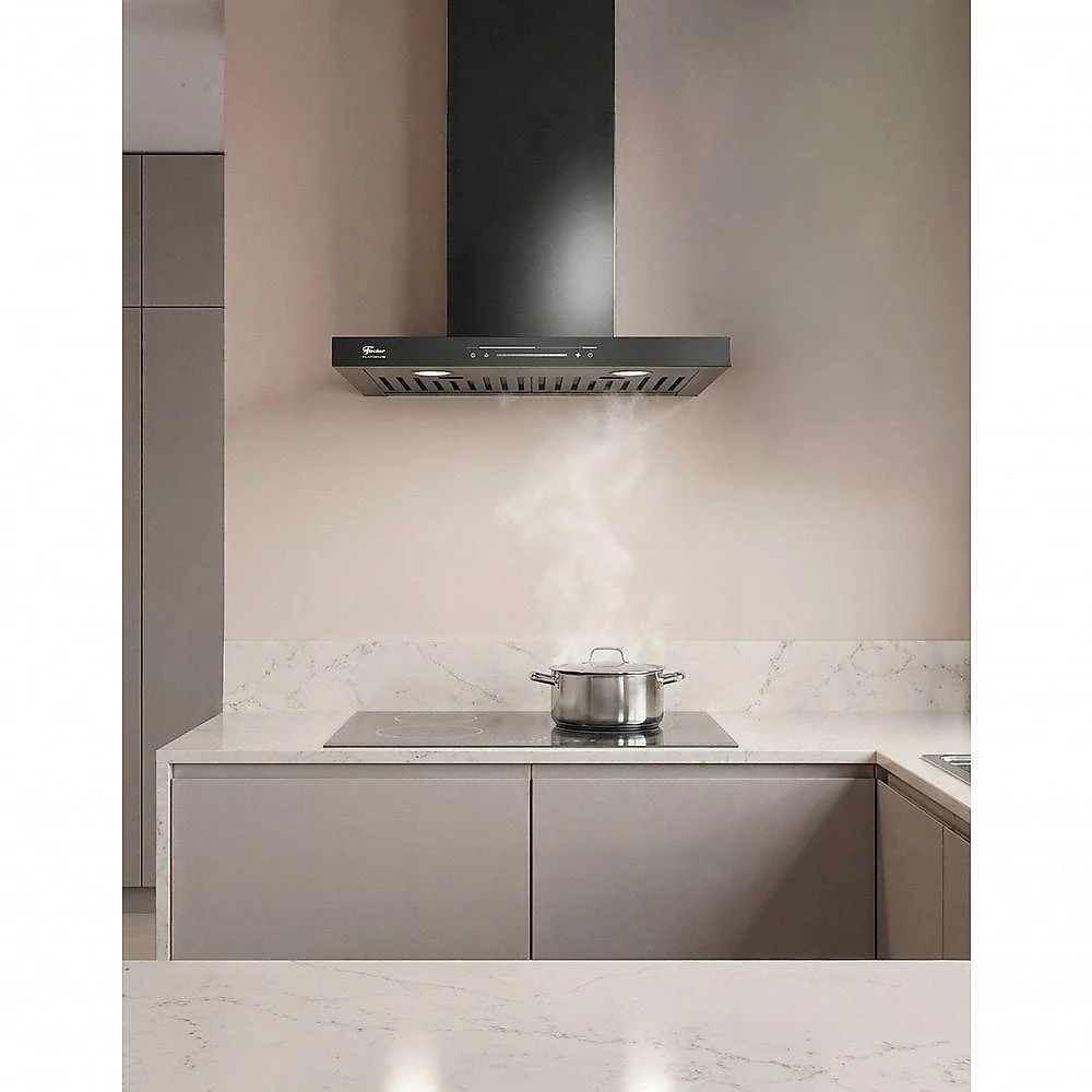 Coifa De Parede Fischer Platinium 60cm Com Controle Por Gesto 220V