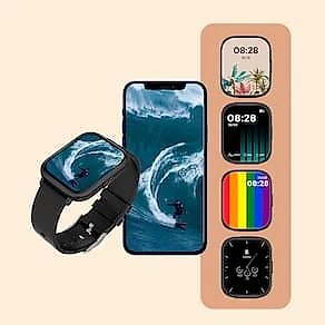 Smartwatch Geonav WB Tela 1,85" 45mm 24 Modos Esportivos Fitness Tracker Preto