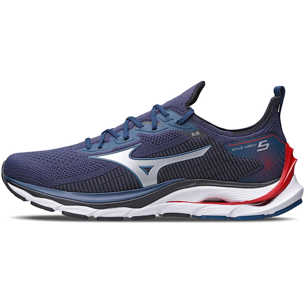 Miniatura Tênis de Corrida Masculino Mizuno Wave Mirai 5 Azul - 43