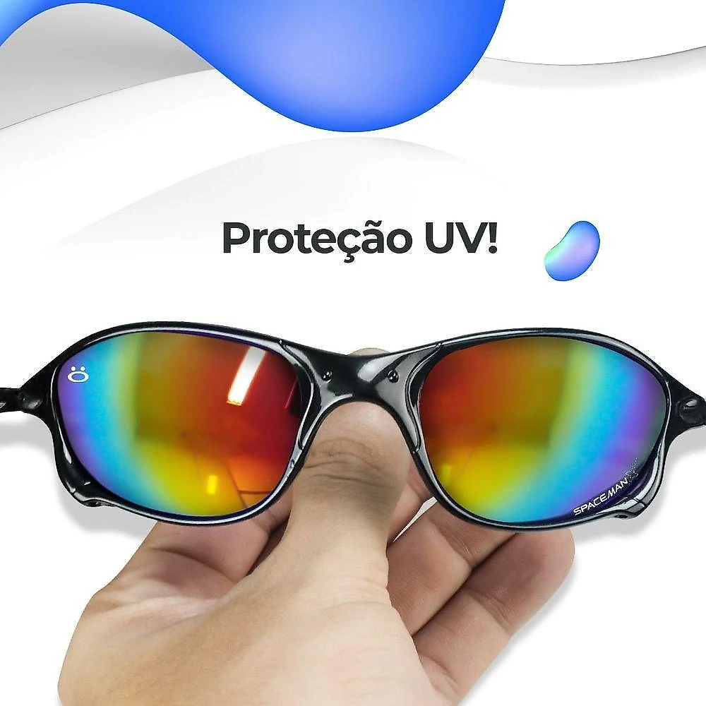 Oculos Masculino Verão Proteção Uv Lupa Praia + Case Presente Acetato Original Qualidade Premium
