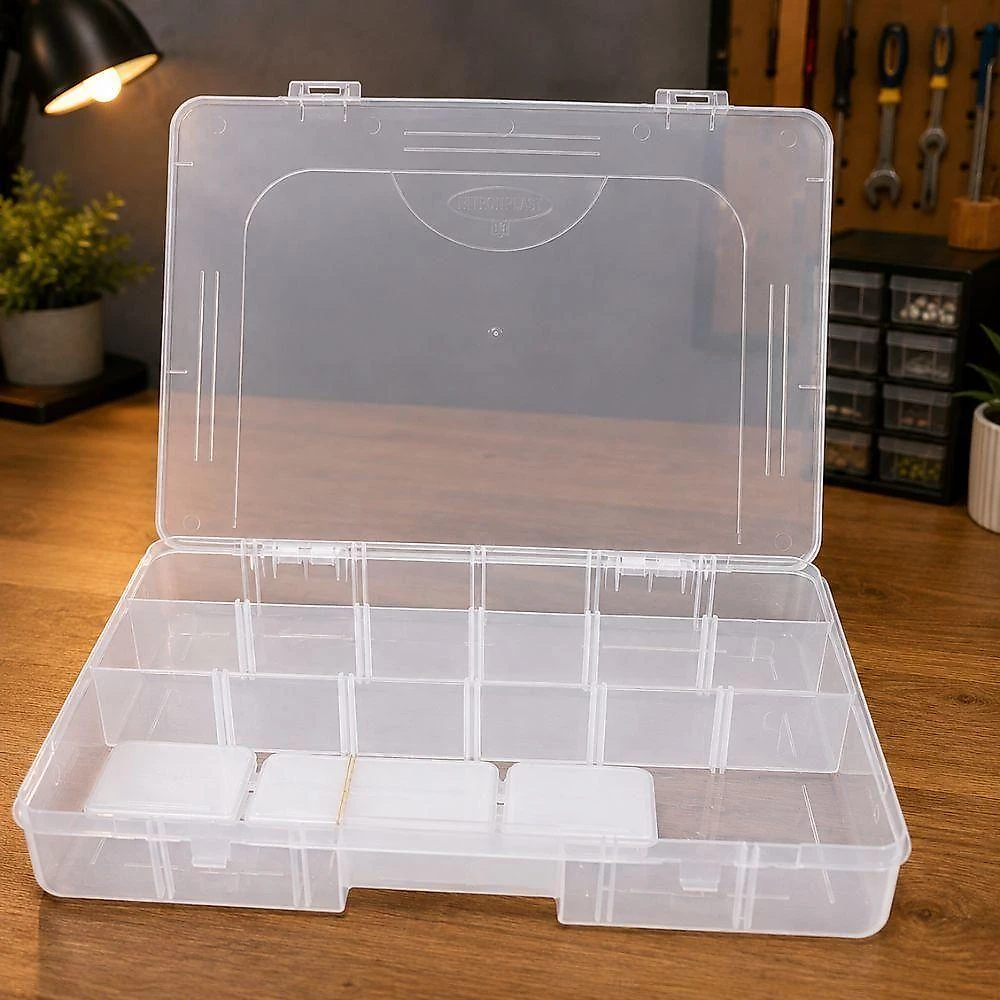 Maleta Organizadora Organiza Tudo Top Grande Porta Tudo Multiuso com Divisórias Móveis Material